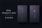 Helix - Modern Business Card, a Business Card Template by Ctrl space studio (Thumbnail 1 of 9)