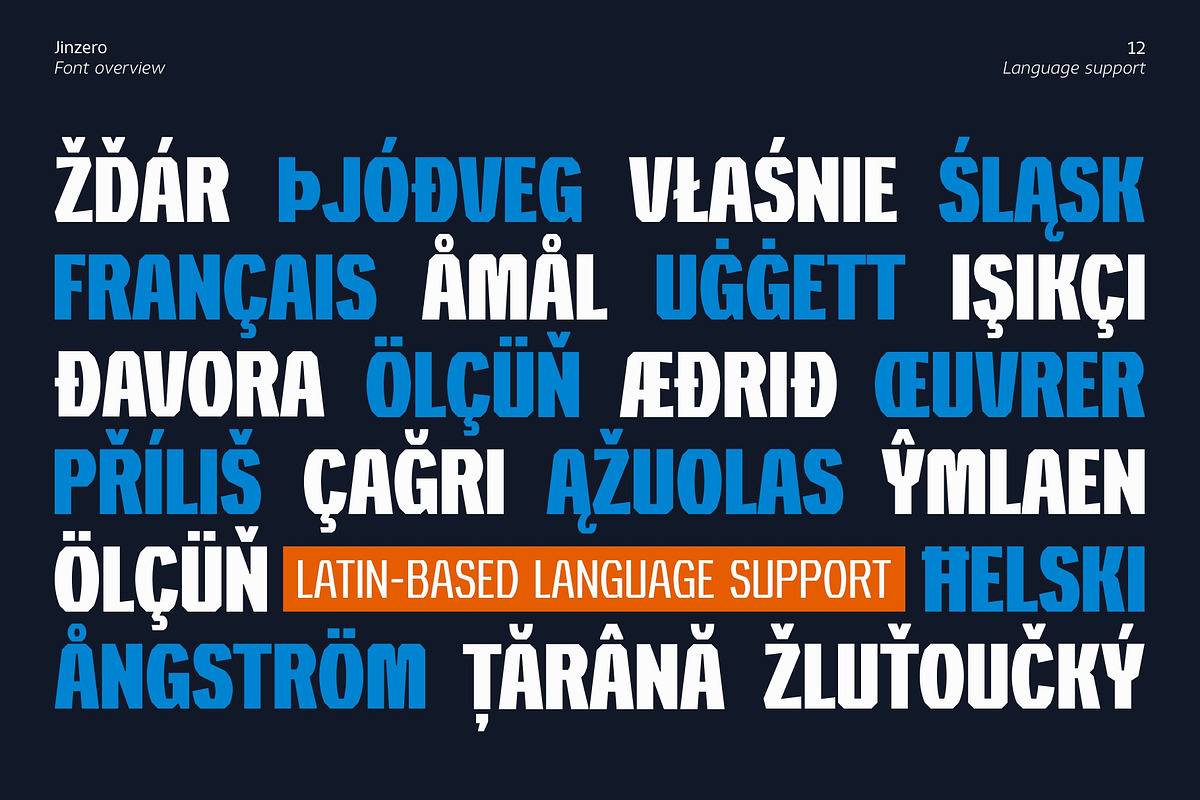 Jinzero, a Sans Serif Font by Zafara Studios (Photo 12 of 12)