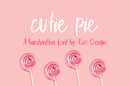 RD Cutie Pie - Handwritten Font