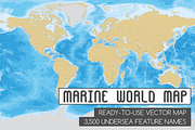 Marine World Vector Map, an Illustration by Cartorical (Thumbnail 1 of 4)