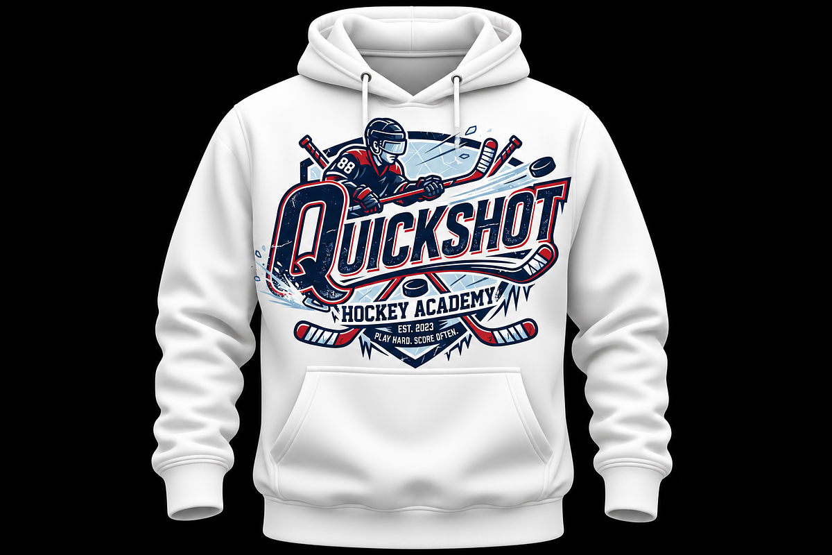 Quickshot Hockey Academy Vintage, an Object Graphic by Artivon (Photo 1 of 3)