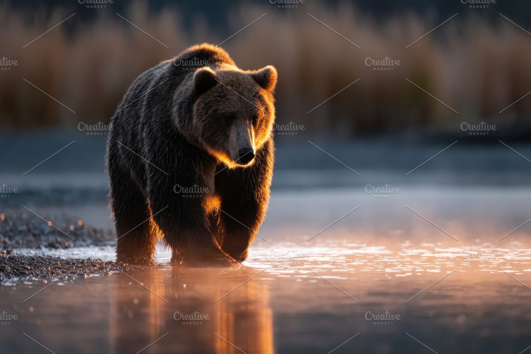 Brown bear by the river, an Animal Photo by AlyaAnd