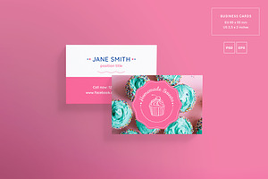 Business Cards Homemade Sweets