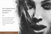 OBSIDIAN Charcoal Photoshop Actions, an Action Add-On by Forefathers (Thumbnail 2 of 9)