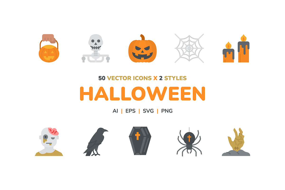 Halloween Icon Pack, an Outline Icon by Iconixar & Friends (Photo 1 of 3)