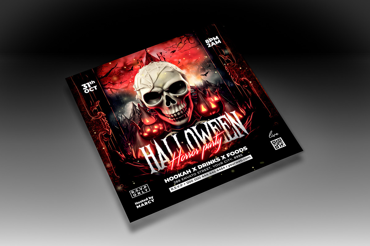 Halloween Party Flyer preview 2