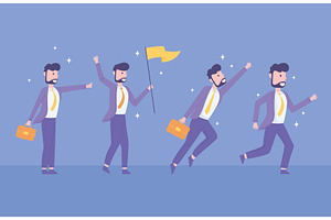 people business progress, a Person Illustration by studiogstock