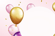 Rose Celebration Or Party Background, a Background Graphic by Black White Mouse Design (Thumbnail 2 of 3)