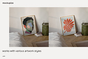 5x7 Bedroom Leaning Frame Mockup, a Household Mockup by mockupize (Thumbnail 6 of 7)
