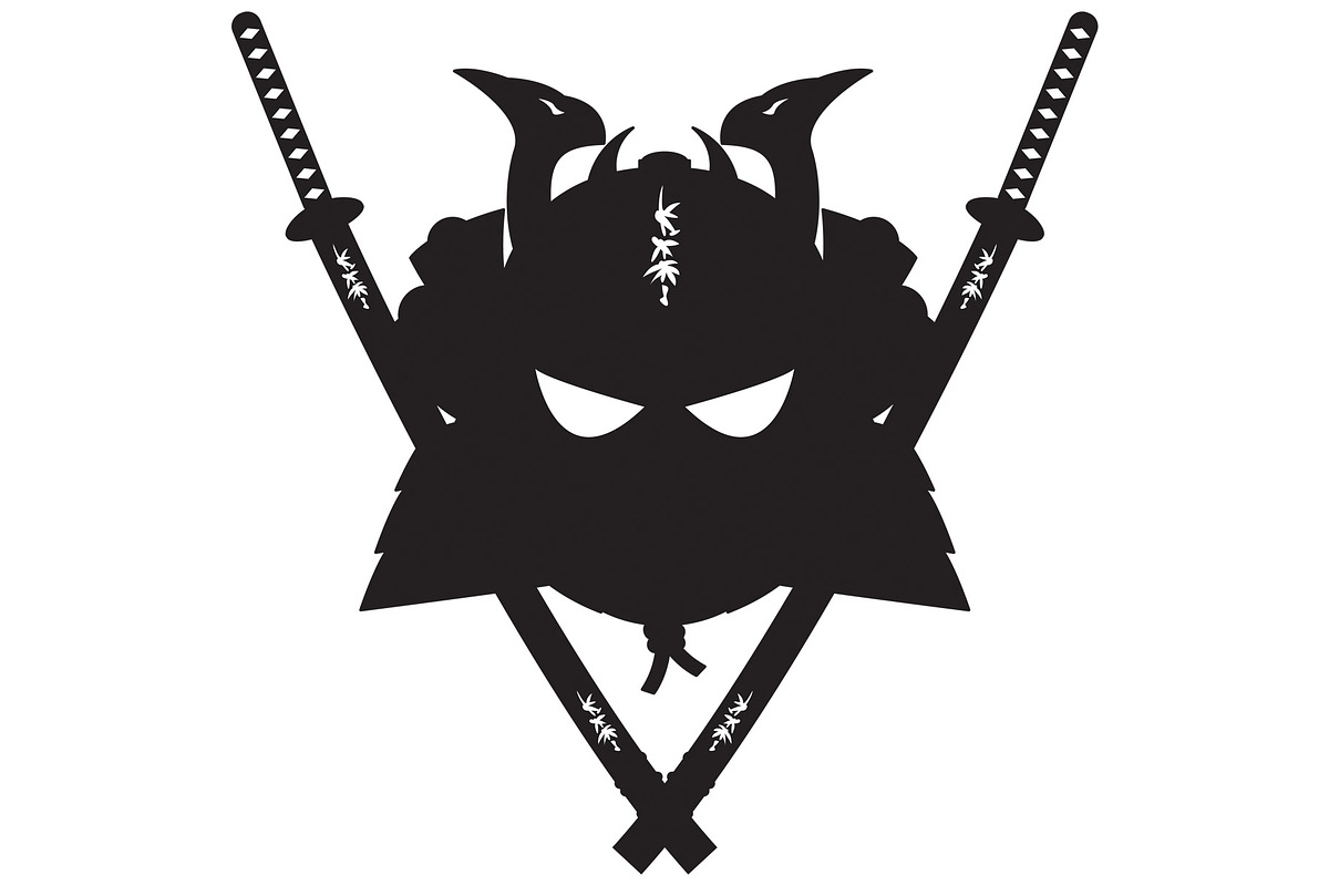 Samurai Warrior Silhouette, a Person Illustration by Mark Murphy Creative