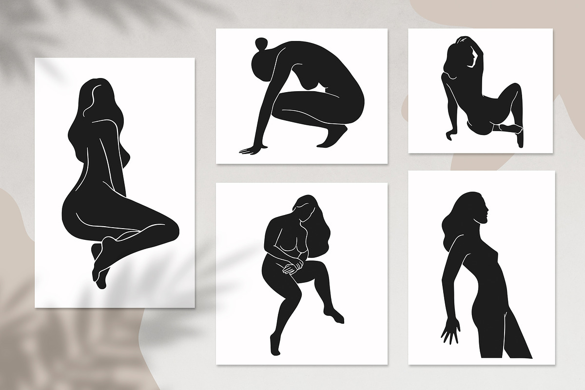 Woman Abstract Silhouette Collection, a Person Illustration by mejorana (Photo 4 of 11)
