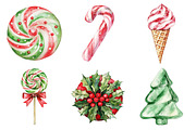 Christmas Peppermint Candy's, an Illustration by Daily.Designs (Thumbnail 2 of 5)
