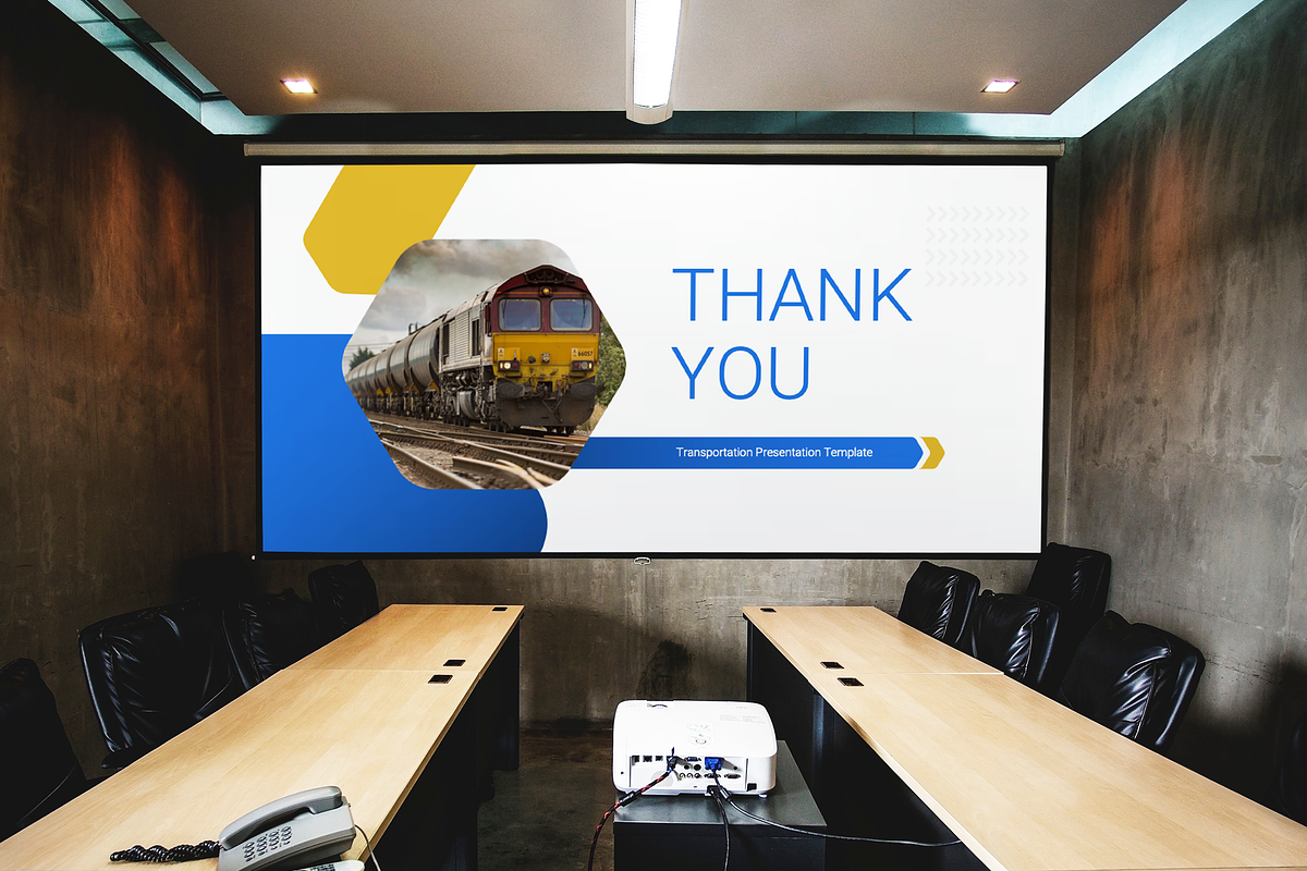 Transportation Google Slide Template, a Presentation Template by Flat Icons (Photo 7 of 7)