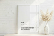 Grit Motivational Wallpaper, a Decorative Illustration by YG STUDIO (Thumbnail 1 of 7)