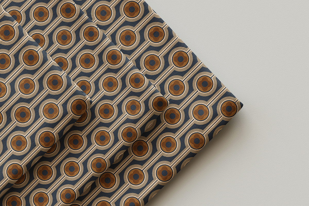 Retro Geometric Seamless Pattern, a Pattern Graphic by StudioGlouna (Photo 5 of 6)