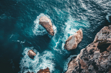 Breathtaking aerial perspective of t, a Photo by Tanuart
