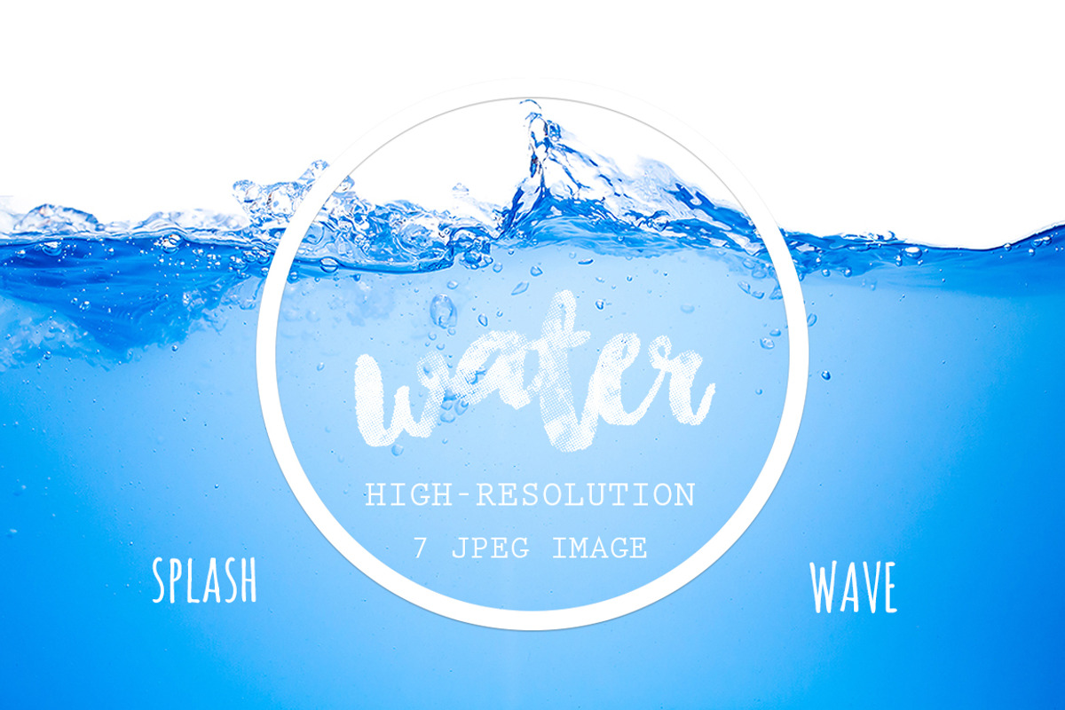 Water Wave Backgrounds, a Texture Graphic by pongsakornjun (Photo 2 of 3)
