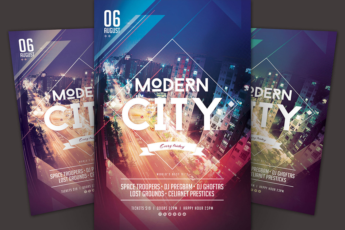 Modern City Flyer, a Flyer Template by styleWish
