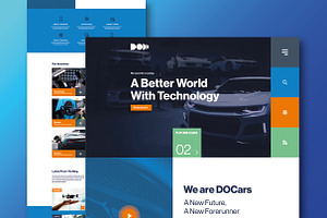 Automotive - Webdesign Adobe XD