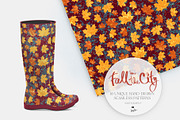 Fall City Hand Drawn Autumn Patterns, a Pattern Graphic by KaramfilaS (Thumbnail 18 of 21)