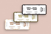 Luxe Wedding Ticket Invitation Templ, an Invitation Template by BrandPacks (Thumbnail 2 of 4)