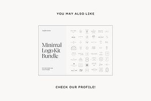 Minimal Logo Kit Templates Vol.4