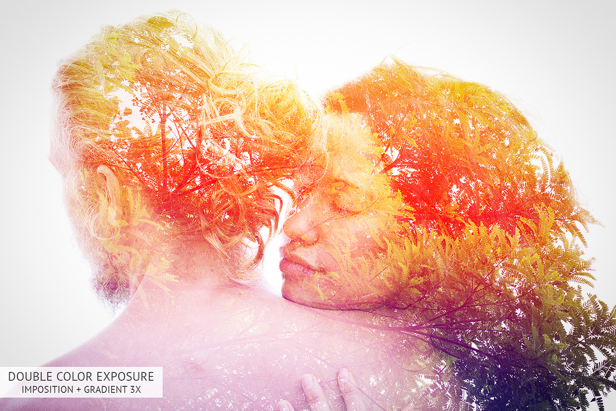 Color Double Exposure Ps Actions, a Plug-in Add-On by FixThePhoto (Photo 6 of 32)