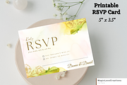 GOLDEN Minimal WEDDING INVITATION SE, an Invitation Template by MagicLove Creations (Thumbnail 4 of 7)