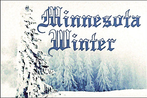 Minnesota Winter Font