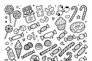 Hand drawn candy collection. Doodle, an Object Illustration by Voodz_shop (Thumbnail 3 of 3)