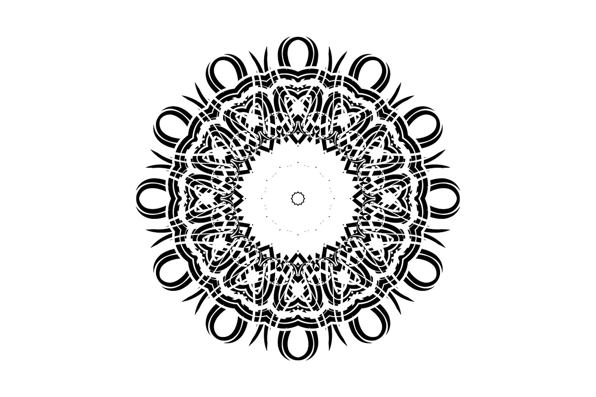 Decorative Mandala Digital Art Pack, a Decorative Illustration by NJ Himel (Photo 13 of 101)