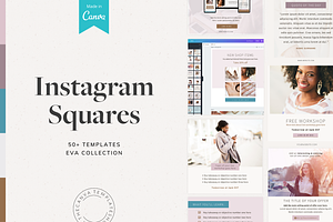 Eva Instagram Squares Canva Template