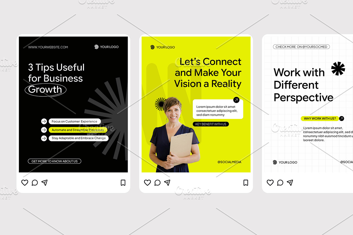 Business Growth Strategy - Instagram, a Social Media Template by Izdihaar_Studio (Photo 2 of 4)