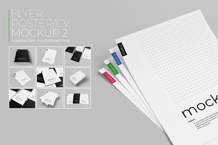 Flyer / Poster / CV Mockup 2