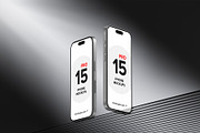 iPhone 15 Mockup, an iPhone Mockup by Mockupia (Thumbnail 7 of 9)