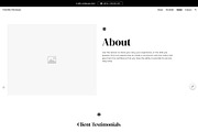 Portfolio / Google Site Wireframe, a Templates & Theme by Template Heaven (Thumbnail 4 of 5)