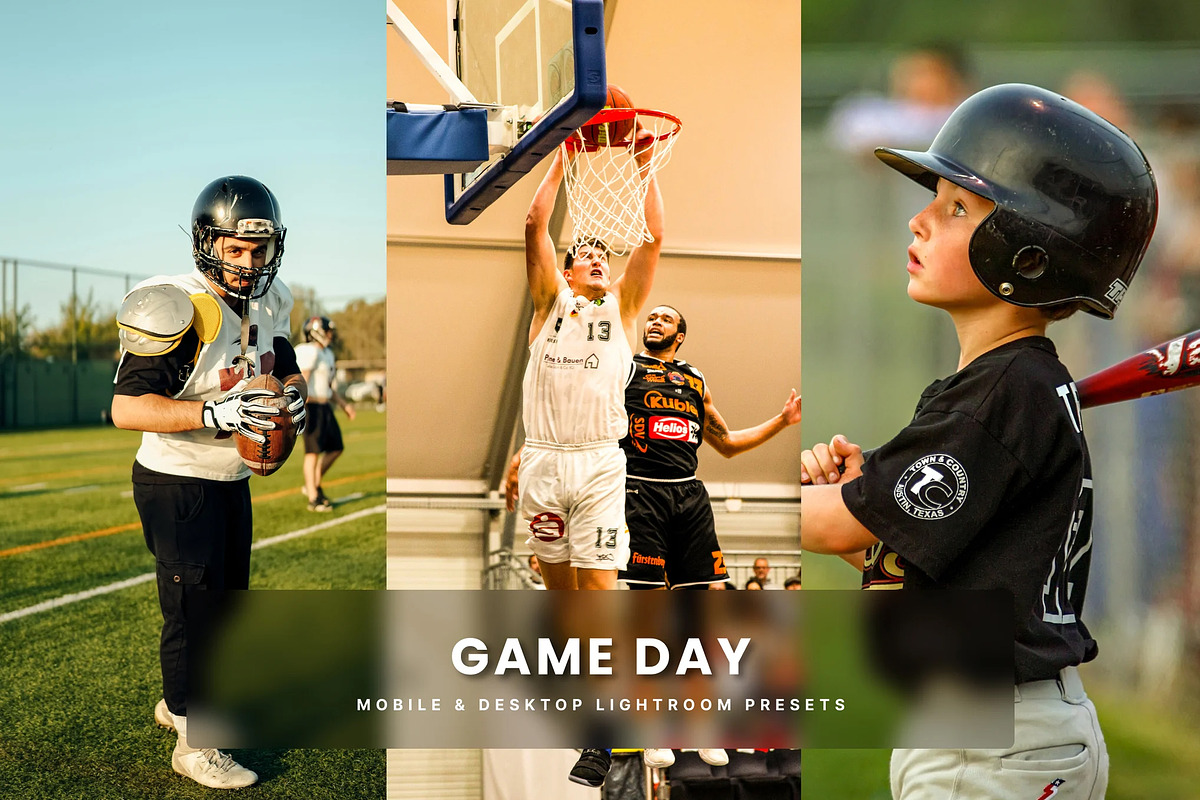 Game Day Lightroom Presets, a Preset Add-On by Brand Earth (Photo 1 of 4)