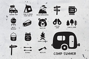 Adventure Font and Camping Pack, a Script Font by Nadezda (Thumbnail 9 of 11)