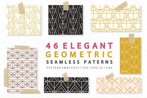 SEAMLESS PATTERNS BUNDLE - 8 In 1