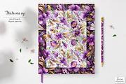 Violet Garden Patterns & Motifs, a Pattern Graphic by Zeesi Design Garden (Thumbnail 8 of 11)