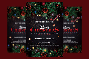 Christmas Invitation Flyer, a Flyer Template by Hotpin