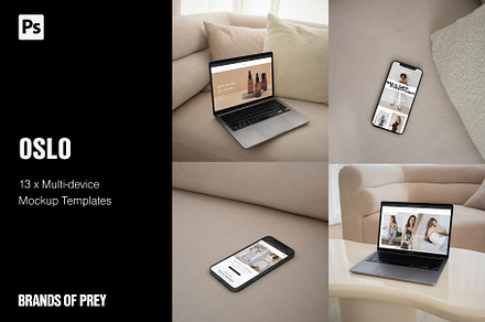 OSLO | Photoshop Device Mockups, a Device Mockup by Studio Mayde