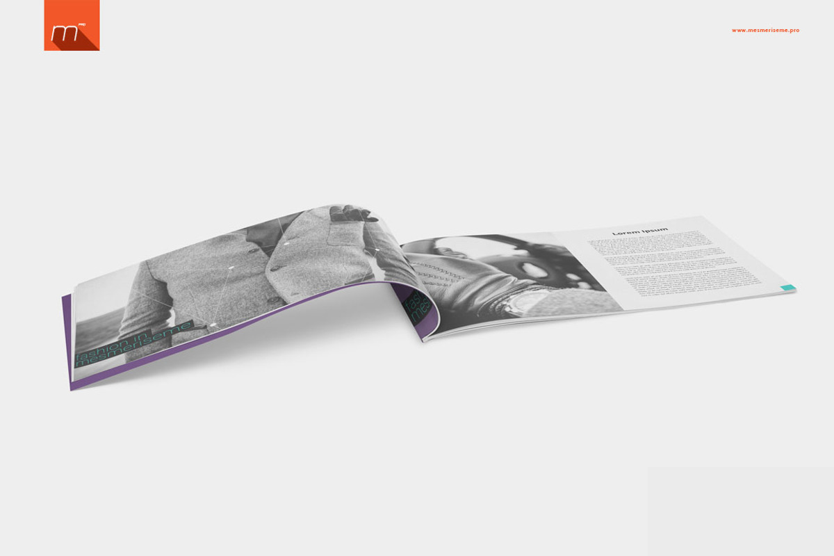 Landscape Brochure Mock-up, a Print Template by BlackMocca (Photo 6 of 8)