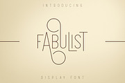 Fabulist - Display font, a Font by VP Fonts (Thumbnail 1 of 9)