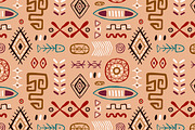 Tribal ethnic seamless patterns set, a Pattern Graphic by Good Studio (Thumbnail 6 of 15)