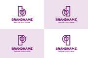 Letter B D P Q Tulip Logo, a Branding & Logo Template by Pray Art Design Studio (Thumbnail 1 of 2)