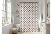 Serene Pastel Grid Seamless Pattern, a Pattern Graphic by OwlAndFern (Thumbnail 9 of 11)