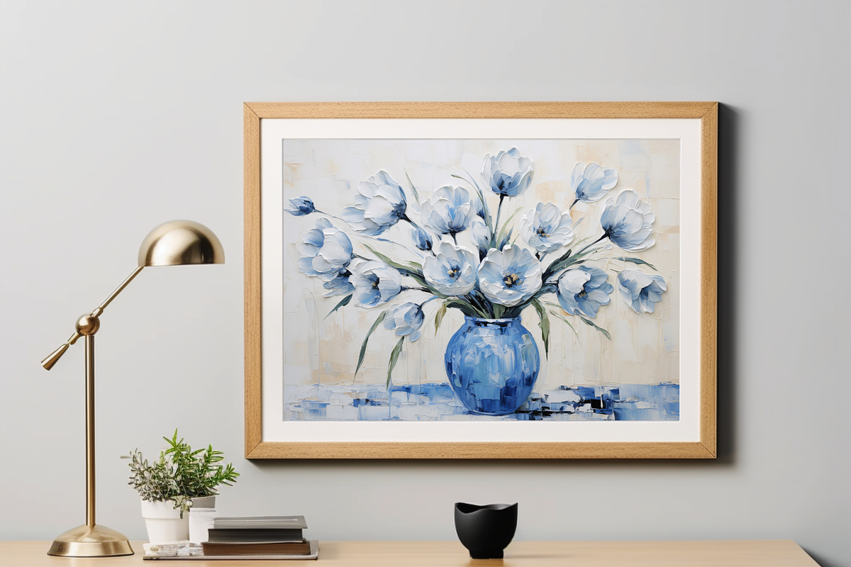 Oil Painting Print-Ethereal Tulips, a Decorative Illustration by NSTUDIO (Photo 6 of 9)