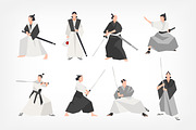Collection of 8 samurai, a Person Illustration by Good Studio (Thumbnail 3 of 4)