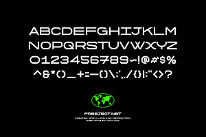 Excratch Futuristic Font